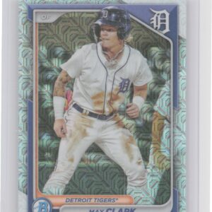 2024 Bowman Max Clark #BCP-74 Tigers Chrome Prospects Mojo Refractors