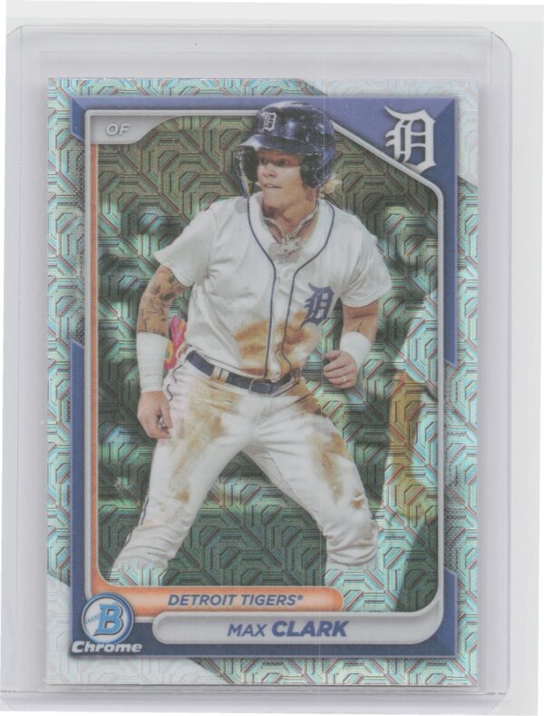 2024 Bowman Max Clark #BCP-74 Tigers Chrome Prospects Mojo Refractors