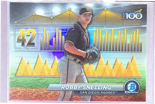 2024 Bowman Robby Snelling #BTP-42 Padres Bowman Scouts' Top 100