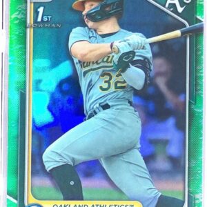2024 Bowman Ryan Lasko #BCP-105 Athletics Chrome Prospects Lunar Glow Refractors