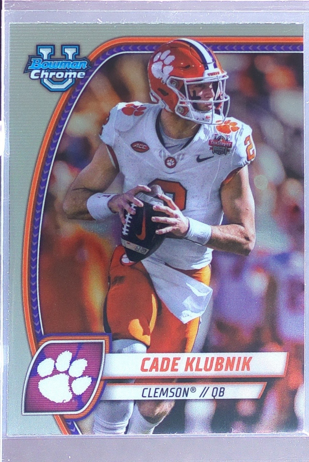 2024 Bowman University Chrome Cade Klubnik #35 Tigers