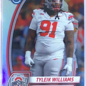 2024 Bowman University Chrome Tyleik Williams Refractor RC 149 Buckeyes