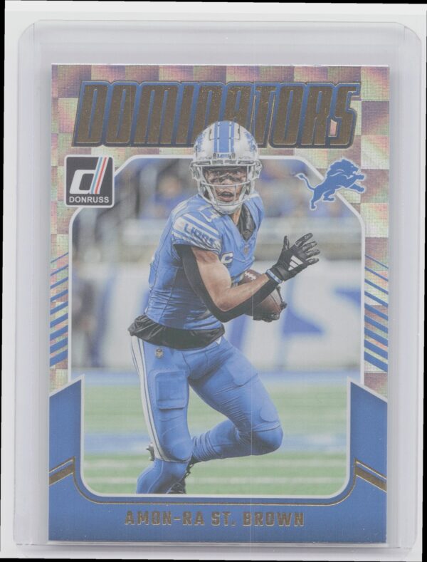 2024 Donruss Amon-Ra St. Brown 28 Lions Dominators