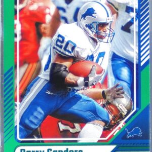 2024 Donruss Barry Sanders Press Proof Green 266 Lions