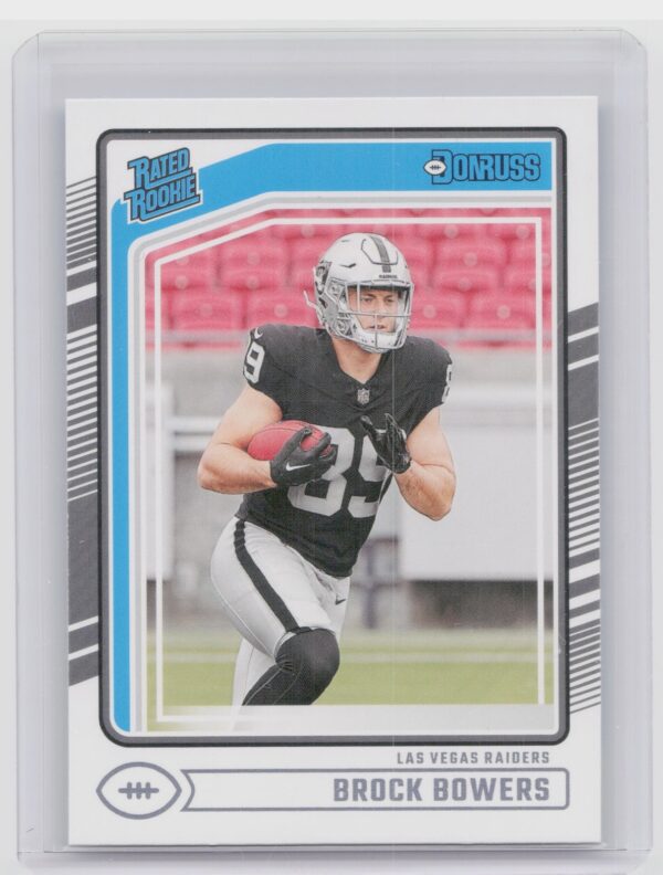 2024 Donruss Brock Bowers RC 394 Raiders