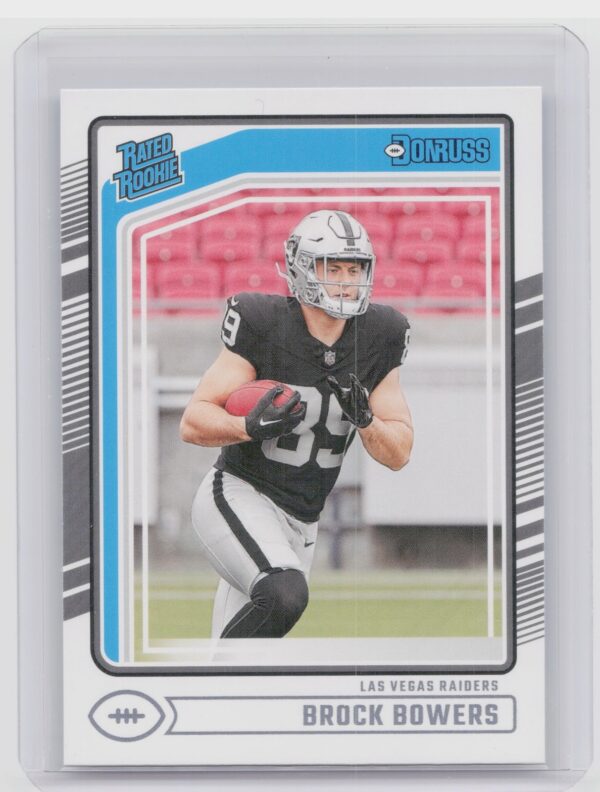 2024 Donruss Brock Bowers RC 394 Raiders