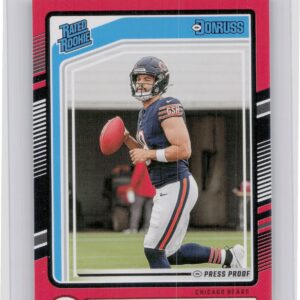 2024 Donruss Caleb Williams Press Proof Red 327 Bears