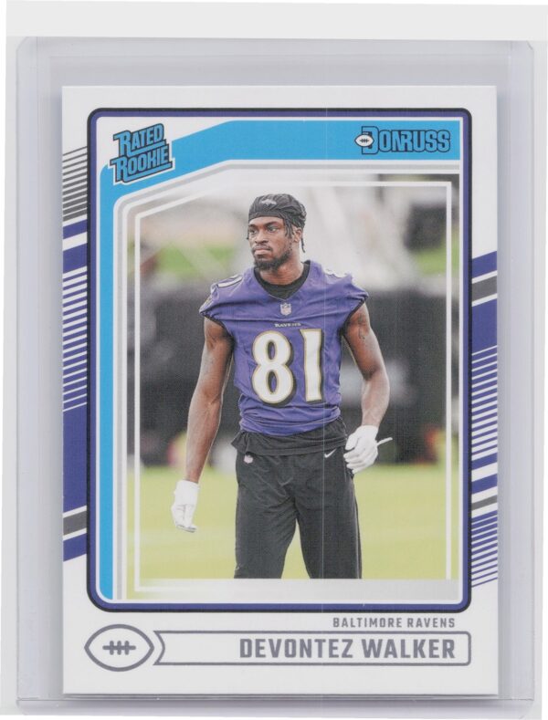 2024 Donruss Devontez Walker RC 345 Ravens