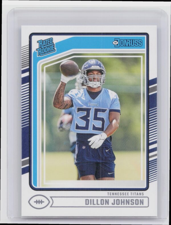2024 Donruss Dillon Johnson 399 Titans