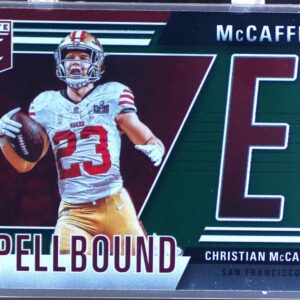 2024 Donruss Elite Christian McCaffrey 19 49ers Spellbound Green