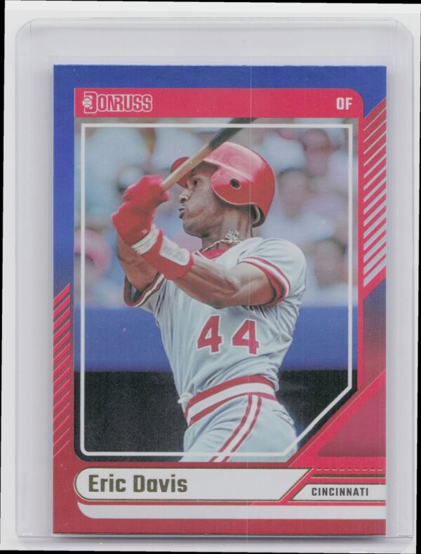 2024 Donruss Eric Davis Red and Blue 60 Reds