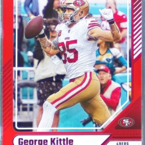 2024 Donruss George Kittle Press Proof Red 112 49ers