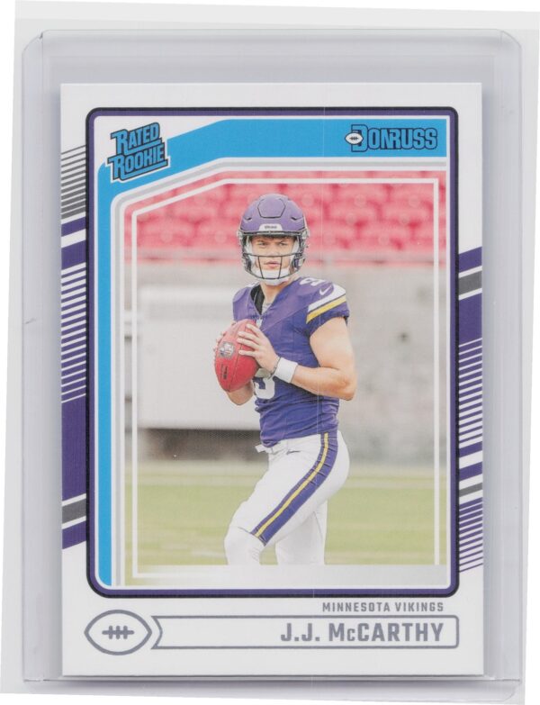 2024 Donruss J.J. McCarthy RC 303 Vikings