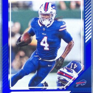 2024 Donruss James Cook Press Proof Blue 105 Bills
