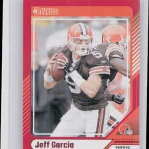 2024 Donruss Jeff Garcia Press Proof Red 35 Browns