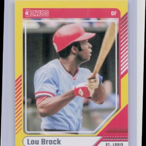 2024 Donruss Lou Brock Yellow Flood #72 Cardinals
