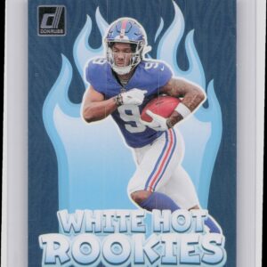2024 Donruss Malik Nabers WH10 Giants White Hot Rookies