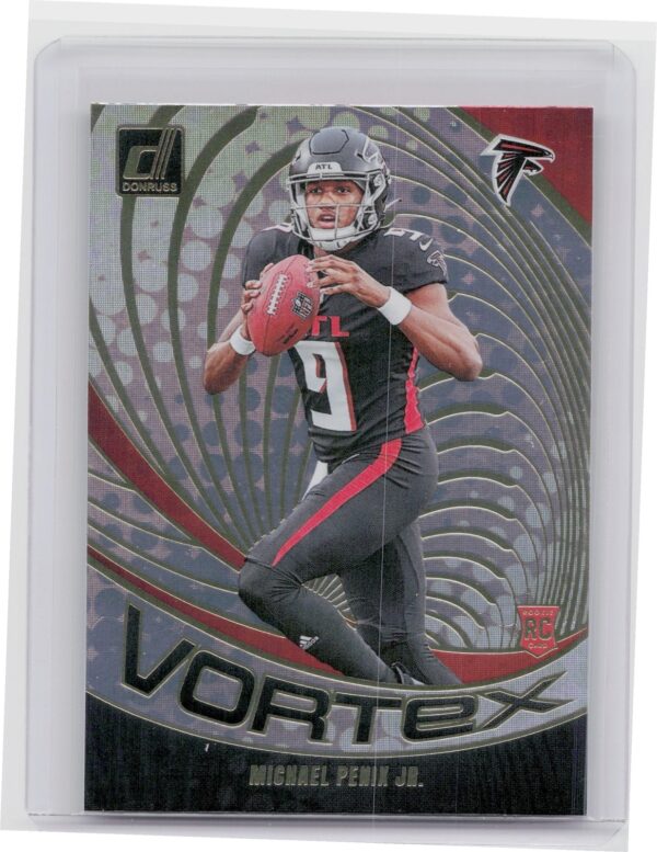 2024 Donruss Michael Penix Jr. VOR-MPJ Falcons Vortex