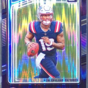 2024 Donruss Optic Joe Milton III Purple Shock RC #255 Patriots