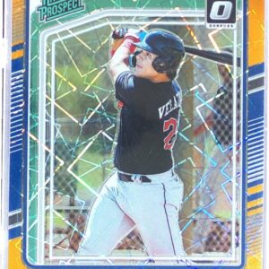 2024 Donruss Ralphy Velazquez Optic Orange Velocity Prizm #108 Guardians