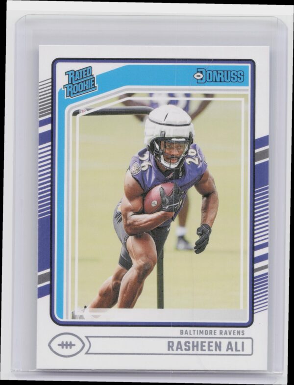 2024 Donruss Rasheen Ali Rated Rookie RC 347 Ravens
