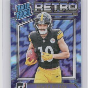 2024 Donruss Roman Wilson 18 Steelers Rated Rookies Retro