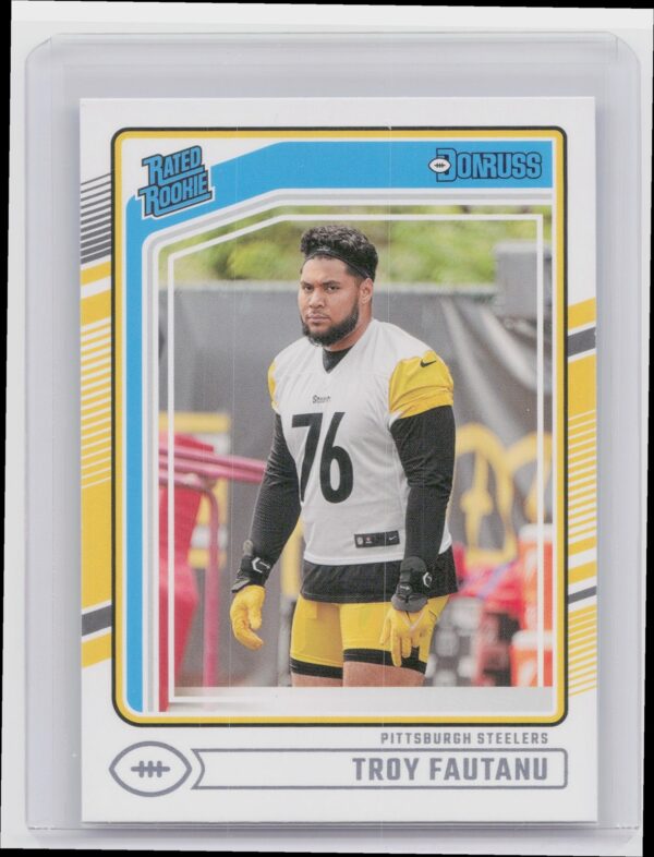 2024 Donruss Troy Fautanu RC 360 Steelers
