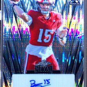 2024 Leaf Brendan Sorsby Auto BA-BS1 Autographs Blue