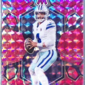 2024 Mosaic Dak Prescott Mosaic Camo Pink 57 Cowboys