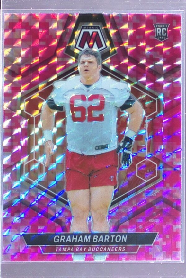 2024 Mosaic Graham Barton Mosaic Camo Pink 326 Buccaneers