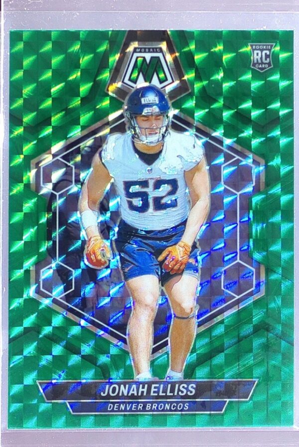 2024 Mosaic Jonah Elliss Mosaic Green 364 Broncos