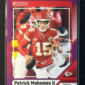 2024 Panini Donruss Patrick Mahomes II Purple Press Proof SP #100