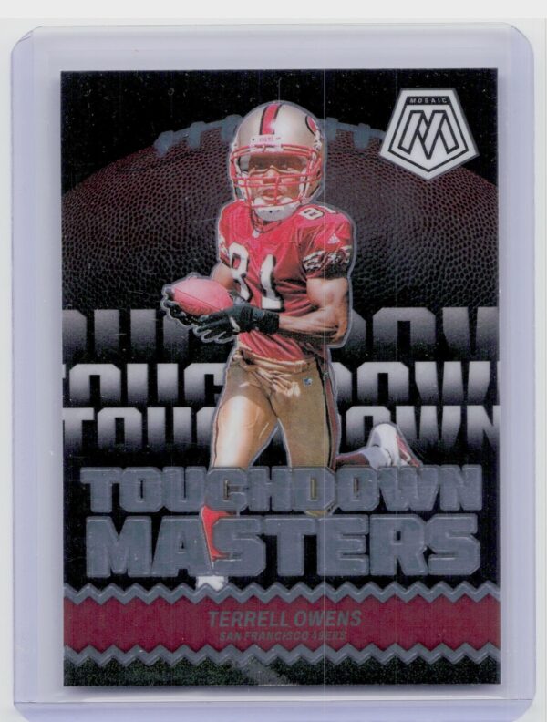 2024 Panini Mosaic Terrell Owens TM-TOS 49ers Touchdown Masters