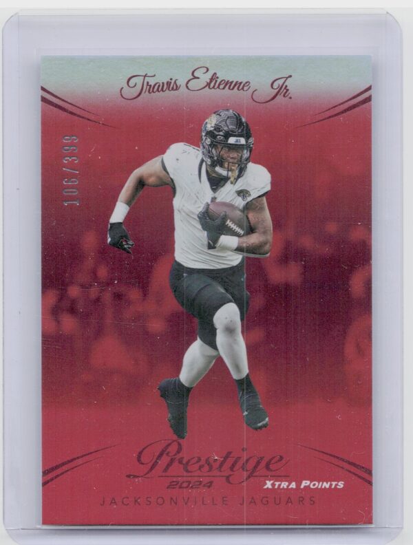 2024 Panini Prestige Travis Etienne Jr. Red Premium Xtra Points /399 135 Jaguars