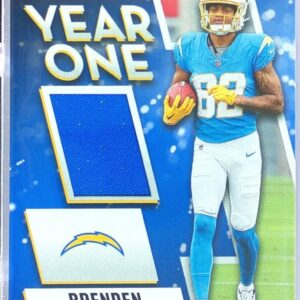 2024 Panini Rookies & Stars Brenden Rice JSY RC #YO-BRE Chargers Year One
