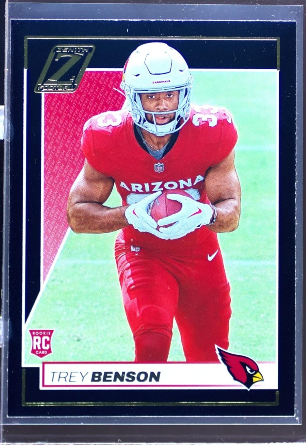 2024 Panini Zenith Trey Benson Retail RC #193 Cardinals