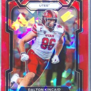 2024 Prizm Collegiate Draft Picks Dalton Kincaid Red Ice 12 Utes