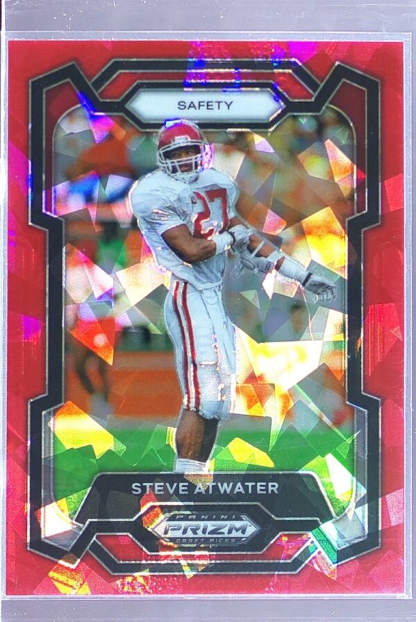2024 Prizm Collegiate Draft Picks Steve Atwater Red Ice 91 Razorbacks