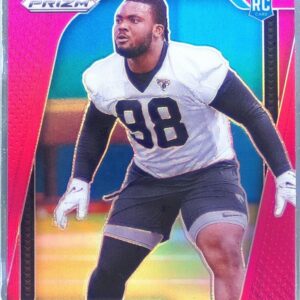 2024 Prizm Jordan Jefferson Pink RC 358 Jaguars