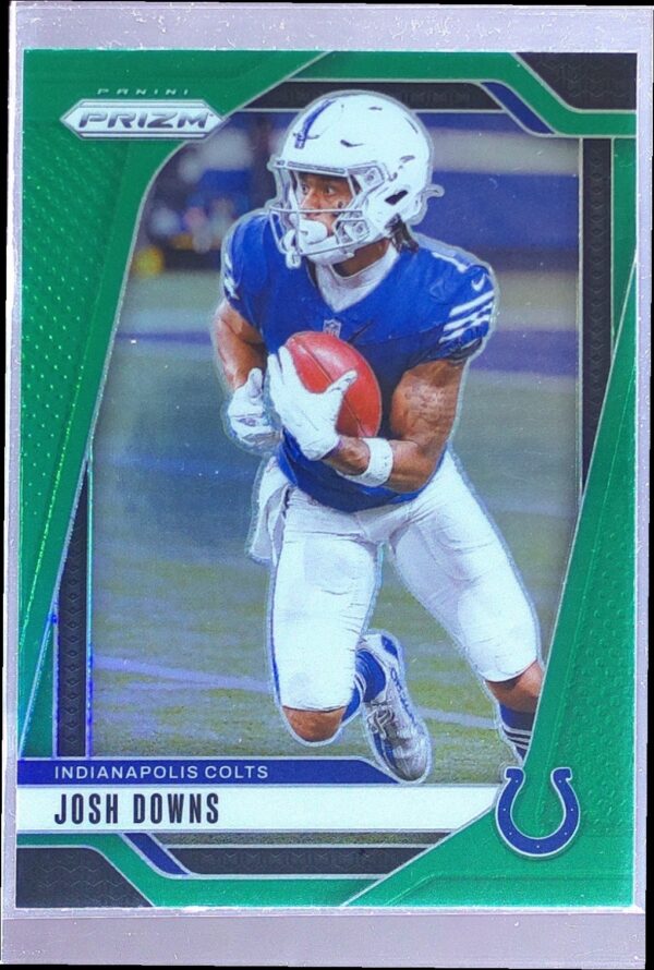 2024 Prizm Josh Downs Green 122 Colts