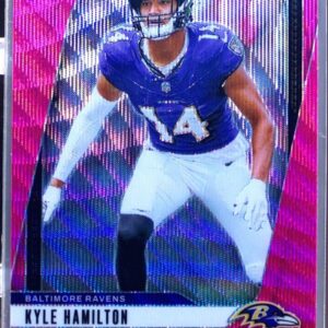 2024 Prizm Kyle Hamilton Pink Wave 23 Ravens