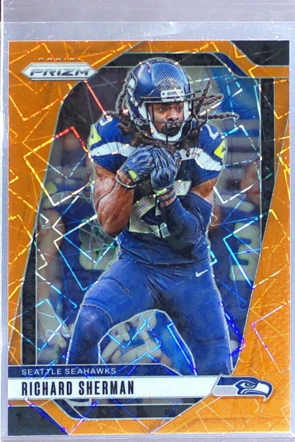 2024 Prizm Richard Sherman Orange Lazer #265 Seahawks