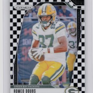 2024 Prizm Romeo Doubs Black and White Checker 104 Packers