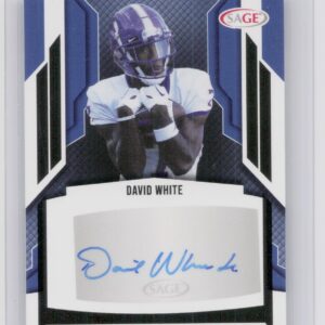 2024 SAGE HIT David White Auto #A-DW Catamounts Autographs Purple (High Series)