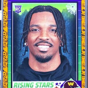 2024 Score-A-Treat Jayden Daniels RC #26 Commanders Rising Stars Orange Pumpkin