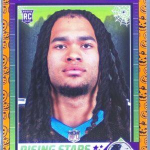 2024 Score-A-Treat Jonathon Brooks RC #30 Panthers Rising Stars Orange Pumpkin