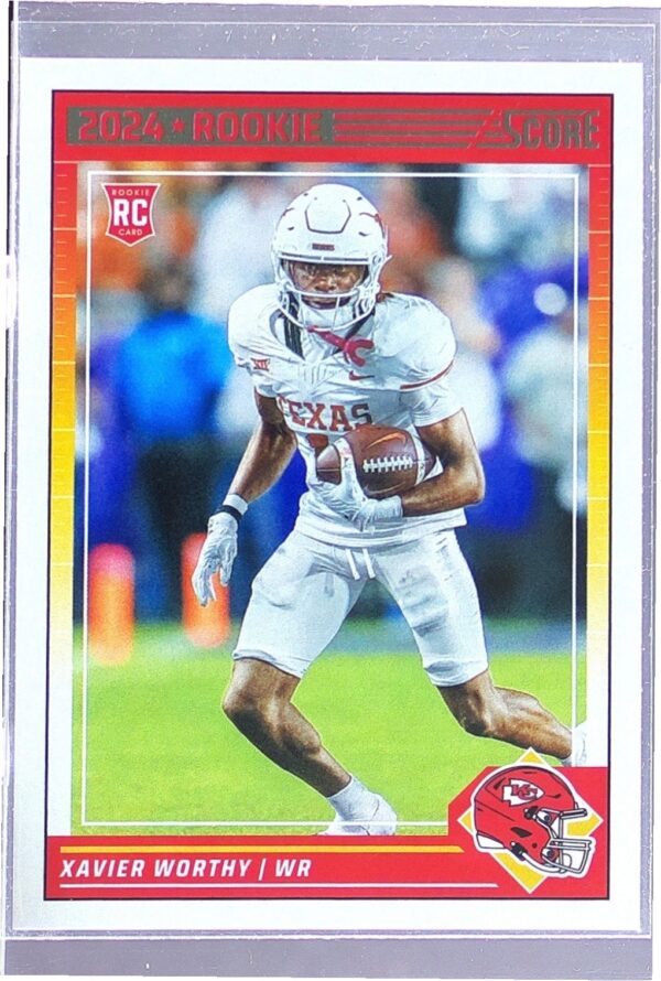 2024 Score Xavier Worthy RC #324 Chiefs