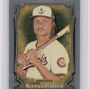 2024 Topps Allen & Ginter CJ Abrams Silver Portrait #17 Nationals