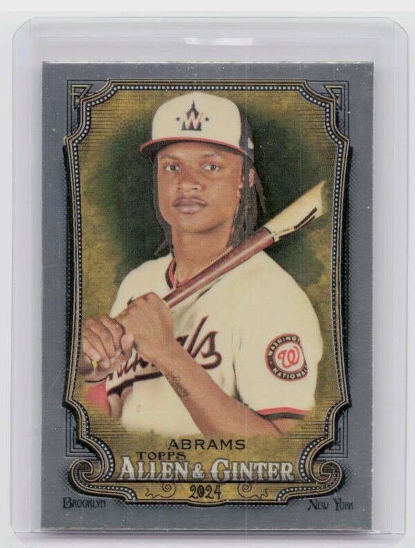 2024 Topps Allen & Ginter CJ Abrams Silver Portrait #17 Nationals