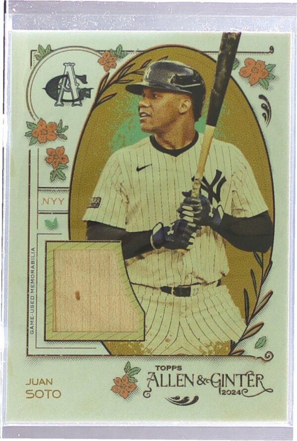 2024 Topps Allen & Ginter Juan Soto JSY #AGR-JSO Yankees Full Size Relics B